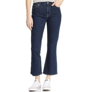 7 for All Mankind b(air) highwaist slim kick dark wash lightweight jeans size 28